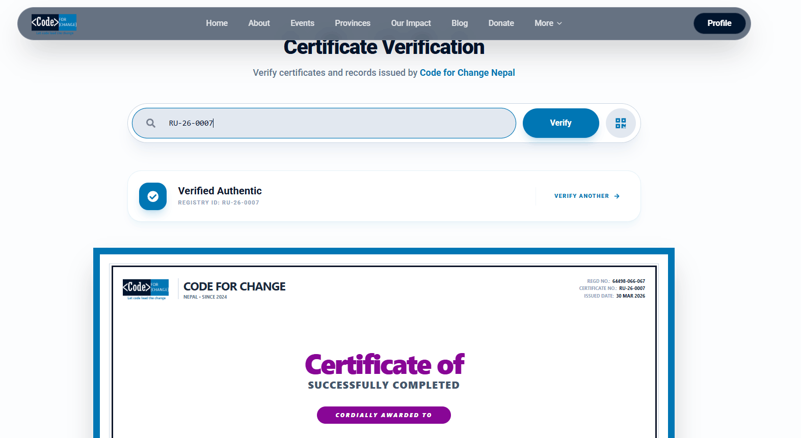 Code for Change screenshot 4
