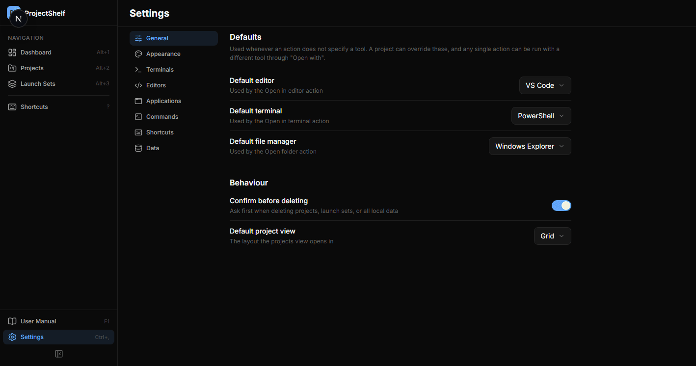 ProjectShelf screenshot 4