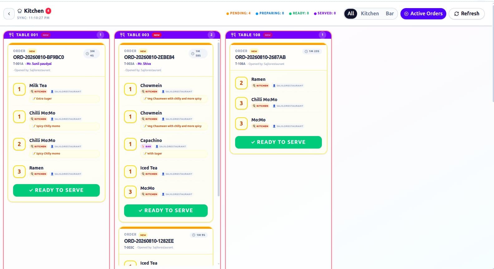 Sajilo Restaurant Management screenshot 3