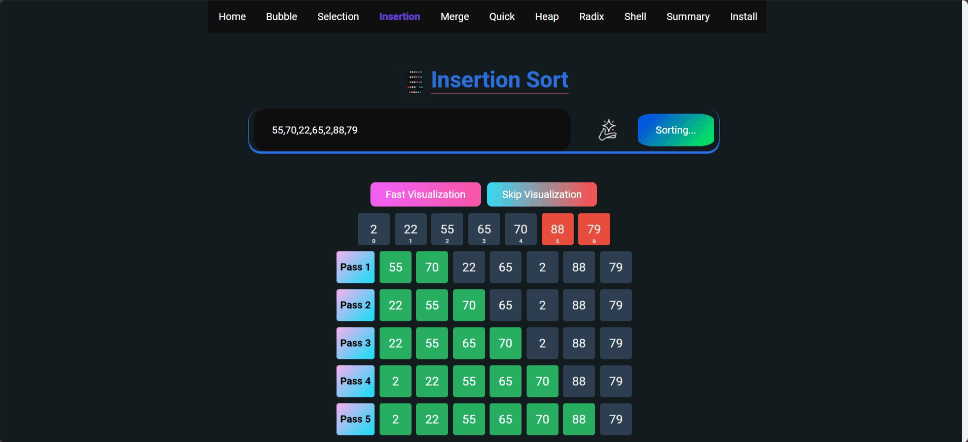 EasySorting screenshot 1